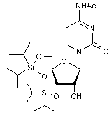 N4-Acetyl-3’,5’-O-(1,1,3,3-tetraisopropyl-1,3-disiloxanediyl)cytidine