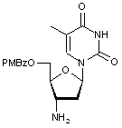 3’-Amino-5’-O-p-anisoyl-3’-deoxythymidine