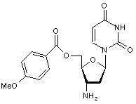  3’-Amino-5’-O-p-anisoyl-2’,3’-dideoxyuridine