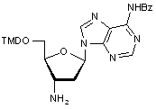 3’-Amino-N6-benzoyl-2’,3’-dideoxy-5’-O-DMT-adenosine