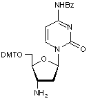 3’-Amino-N4-benzoyl-2’,3’-dideoxy-5’-O-DMT-cytidine