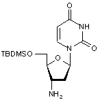 3’-Amino-5’-O-tert-butyldimethylsilyl-2’,3’-dideoxyuridine