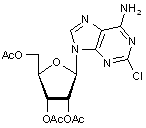 6-Amino-2-chloro-9-(2’,3’,5’-tri-O-acetyl-β-D-ribofuranosyl)purine