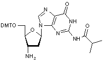  3’-Amino-2’,3’-dideoxy-5’-O-DMT-N2-isobutyrylguanosine