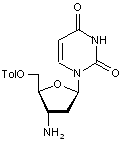 3’-Amino-2’,3’-dideoxy-5’-O-toluoyluridine