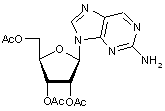  2-Amino-9-(2’,3’,5’-tri-O-acetyl-β-D-ribofuranosyl)purine