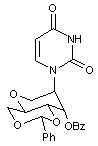  1,5-Anhydro-3-O-benzoyl-4,6-O-benzylidene-2-deoxy-2-(uracil-1-yl)-D-altro-hexitol