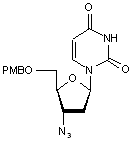  5’-O-p-Anisoyl-3’-azido-2’,3’-dideoxyuridine