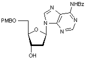 5’-O-p-Anisoyl-N6-benzoyl-2’-deoxyadenosine