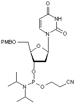 5’-O-p-Anisoyl-2’-deoxyuridine 3’-CE phosphoramidite
