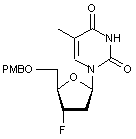 5’-O-p-Anisoyl-3’-fluoro-3’-deoxythymidine