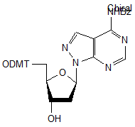 8-Aza-N6-benzoyl-7-deaza-2’-deoxy-5’-O-DMT-adenosine