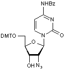 2’-Azido-N4-benzoyl-2’-deoxy-5’-O-DMT-cytidine