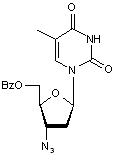  3’-Azido-5’-O-benzoyl-3’-deoxythymidine