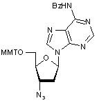  3’-Azido-N6-benzoyl-5’-O-MMT-2’,3’-dideoxyadenosine