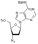 3’-Azido-N4-benzoyl-5’-O-trityl-2’,3’-dideoxyadenosine