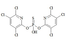 Chlorpyriphos impurity (O,O-bis-(3,5,6-trichloropyridin-2-yl) hydrogen thiophosphate)