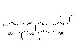 (-)-Epiafzelechin 7-O-glucopyranoside