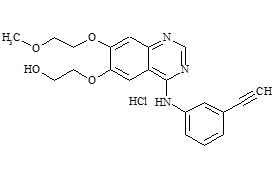 Erlotinib O-Desmethyl Metabolite Isomer (M14) HCl
