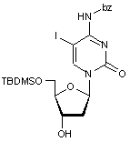 N4-Benzoyl-5’-O-tert-butyldimethylsilyl-2’-deoxy-5-iodocytidine