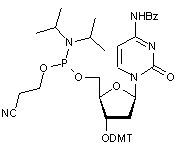 N4-Benzoyl-2’-deoxy-3’-O-DMT-cytidine 5’-CE phosphoramidite