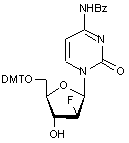 N4-Benzoyl-1-(2’-deoxy-5’-O-DMT-2’-fluoro-β-D-arabinofuranosyl)cytosine