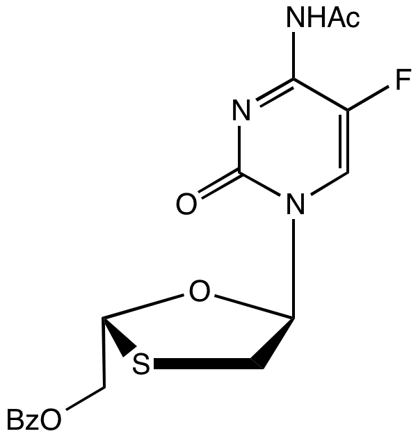 N-Acetyl O-benzoyl 5-epi emtricitabine