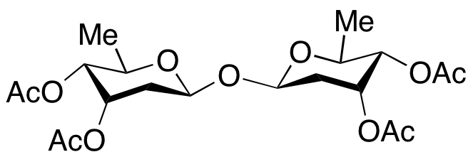 3,4-Di-O-acetyl-2,6-dideoxy-α/ β-L-arabino-hexopyranosyl 2,6-Dideoxy-α/ β-L-arabino-hexopyranoside Diacetate