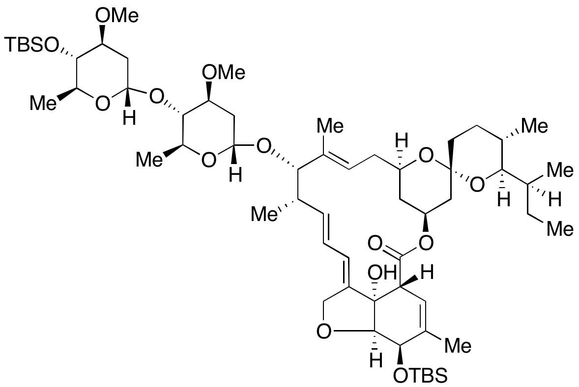 5-O-Demethyl-4’’,5-bis-O-[(1,1-dimethylethyl)dimethylsilyl]-22,23-dihydro-Avermectin A1a 