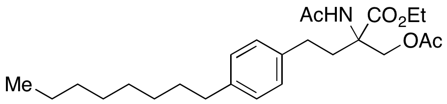 Deshydroxymethyl Carboxyethyl N,O-Diacetyl Fingolimod