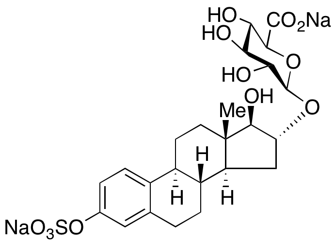 Estriol 3-O-Sulfate 16-O- β-D-Glucuronide Sodium Salt