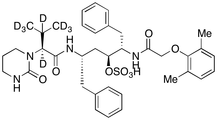 Lopinavir O-Sulfate-d<sub>8</sub>