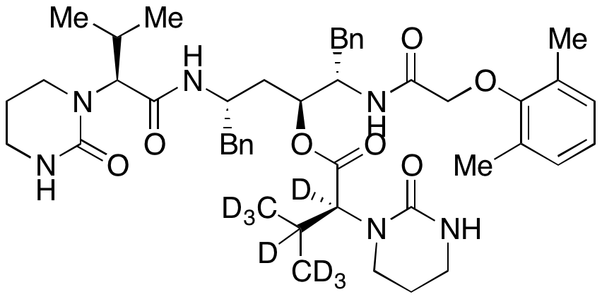 Lopinavir 4-O-Tetrahydropyrimidin-2-(1H)-onyl-L-valinate-d<sub>8</sub>